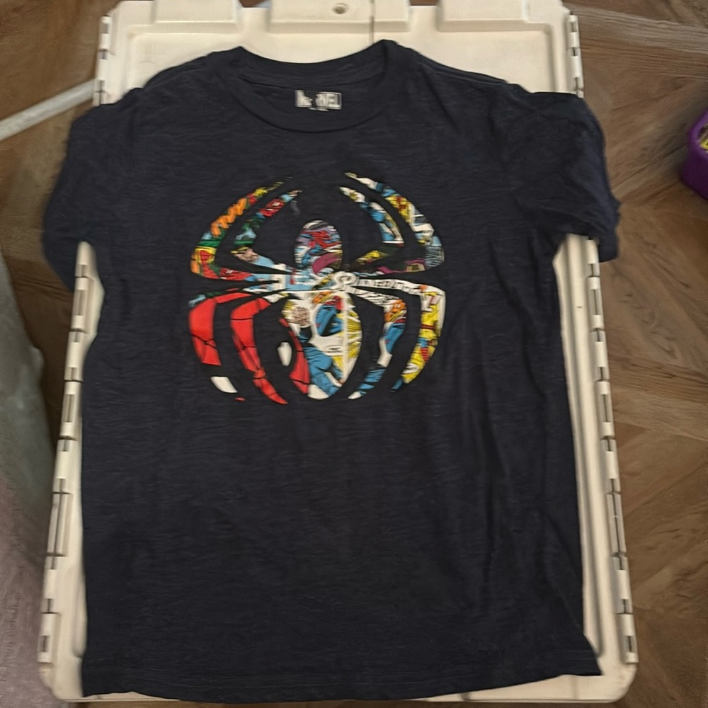 Spider-Man comic shirt